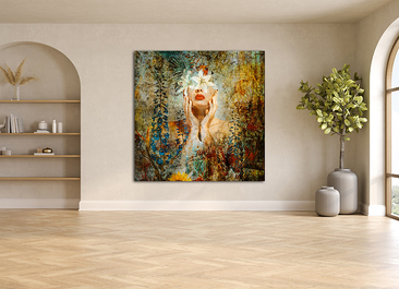 Alain Delvoye: 'Tess', photo print on aluminium dibond