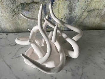 Inge Demoen: 'Points of interest', sculptuur in porselein