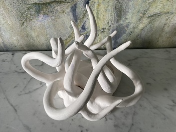 Inge Demoen: 'Points of interest', sculptuur in porselein