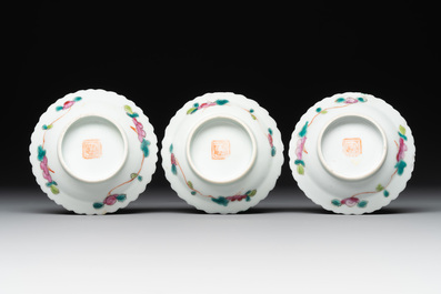 A collection of 16 Chinese famille rose wares for the Straits or Peranakan market, 19th C.
