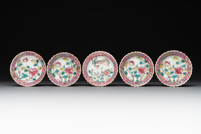 A collection of 16 Chinese famille rose wares for the Straits or Peranakan market, 19th C.
