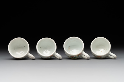A rare complete Chinese famille rose 8-person miniature tea service comprising 28 pieces, Qianlong