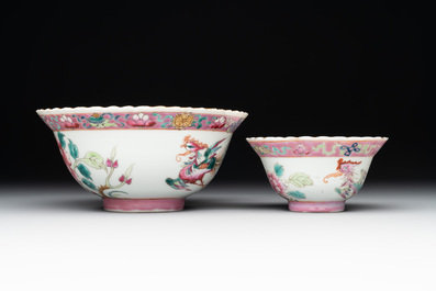 A collection of 16 Chinese famille rose wares for the Straits or Peranakan market, 19th C.