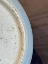 An extremely rare Chinese famille rose globular 'lady and boys' jar, Yongzheng