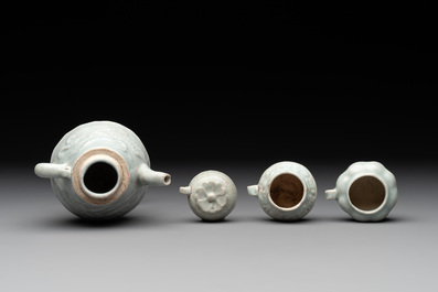 A collection of 14 Chinese ding-type and white-glazed wares, Song/Ming
