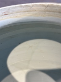 An extremely rare Chinese famille rose globular 'lady and boys' jar, Yongzheng