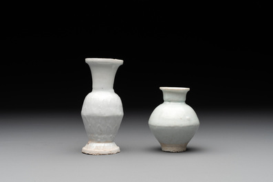 A collection of 14 Chinese ding-type and white-glazed wares, Song/Ming