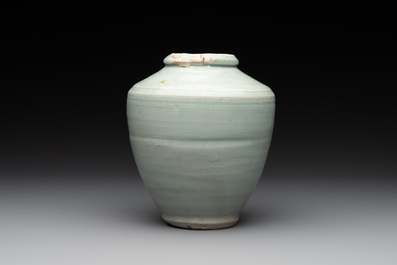 A collection of five Chinese celadon wares, Ming and later