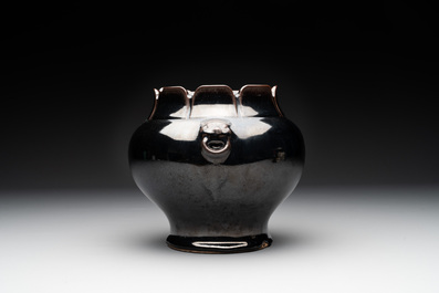 A collection of four Chinese monochrome-glazed ware, Kangxi and Qianlong mark, 19/20th C.