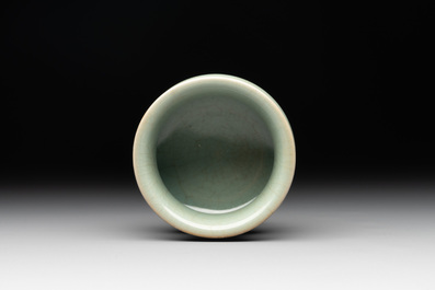 A Chinese Longquan celadon jardini&egrave;re, zhadou, Song