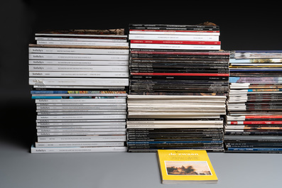 A large collection of 274 magazines and catalogues on European arts, incl. Sotheby's and Christie's, 1975-2015