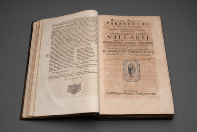 Chorographia sacra Brabantiae, Antonius Sanderus, Flanders, dated 1659
