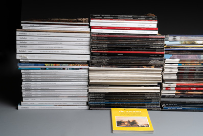 A large collection of 274 magazines and catalogues on European arts, incl. Sotheby's and Christie's, 1975-2015
