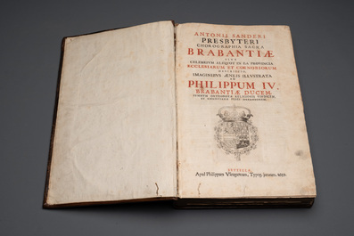 Chorographia sacra Brabantiae, Antonius Sanderus, Flanders, dated 1659