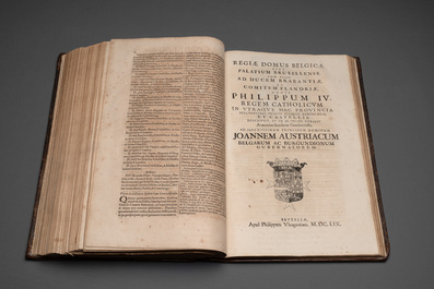 Chorographia sacra Brabantiae, Antonius Sanderus, Flanders, dated 1659