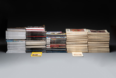 A large collection of 274 magazines and catalogues on European arts, incl. Sotheby's and Christie's, 1975-2015