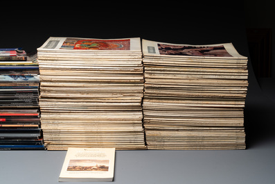 A large collection of 274 magazines and catalogues on European arts, incl. Sotheby's and Christie's, 1975-2015