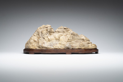 A Chinese 'unknown type' of scholar's rock, Henan province, Ming