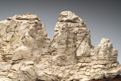 A Chinese 'unknown type' of scholar's rock, Henan province, Ming