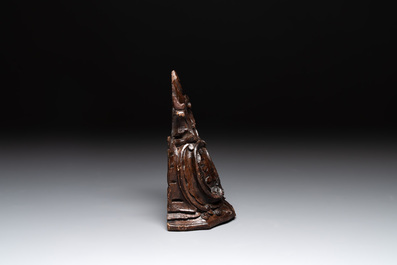 Five Baroque and Rococo wooden carvings and a fine farini&egrave;re or flour box, Flanders and France, 18th C.