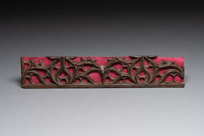 Eight Gothic wooden carvings, France and Flanders, 15th C.