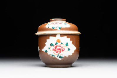 A varied collection of Chinese blue and white, and famille rose tea wares, Qianlong