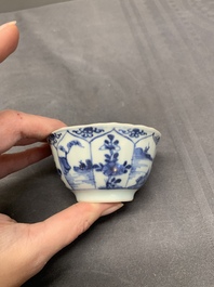 A collection of 17 Chinese blue and white wares, Kangxi/Qianlong