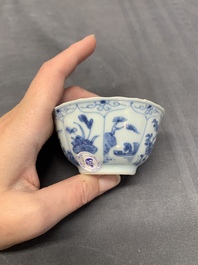 A collection of 17 Chinese blue and white wares, Kangxi/Qianlong