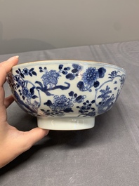 A collection of 17 Chinese blue and white wares, Kangxi/Qianlong