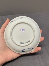 A collection of 17 Chinese blue and white wares, Kangxi/Qianlong