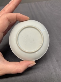 A collection of 17 Chinese blue and white wares, Kangxi/Qianlong