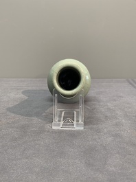 A Chinese Longquan celadon bottle vase, Song