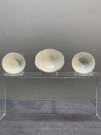 Seven Chinese Dehua blanc de Chine wares, 18th C. and later