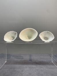 Seven Chinese Dehua blanc de Chine wares, 18th C. and later