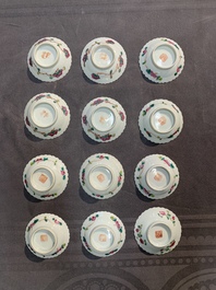 A collection of 16 Chinese famille rose wares for the Straits or Peranakan market, 19th C.