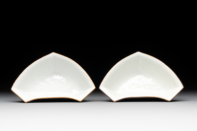 A Chinese famille rose nine-piece sweetmeat or rice table set, Tongzhi mark, 19th C.