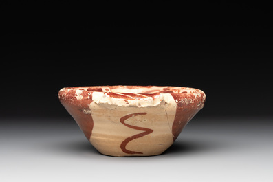 A rare Hispano-Moresque lustre-glazed basket and a porringer, 16/17th C.