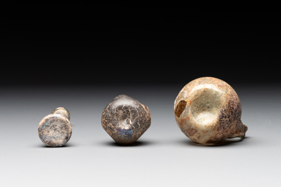 A group of six Roman glass flasks, 1st/4th C.
