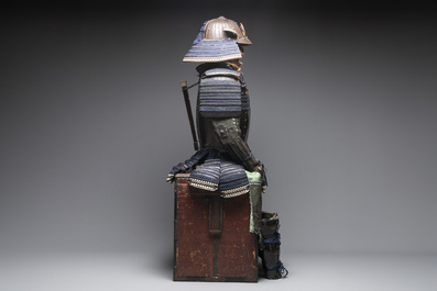 An impressive Japanese samurai armor, Edo period, first half 18th C.