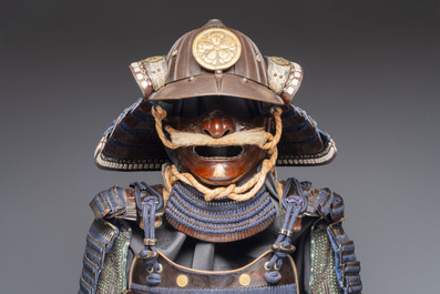 An impressive Japanese samurai armor, Edo period, first half 18th C.