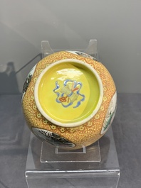 A Chinese famille rose 'bird and flower' bowl, 19th C.