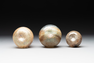 A group of six Roman glass flasks, 1st/4th C.