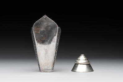 A varied collection of eight silver betel chewing utensils, Southeast Asia, 19/20th C.