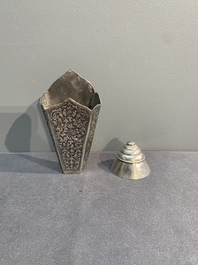 A varied collection of eight silver betel chewing utensils, Southeast Asia, 19/20th C.