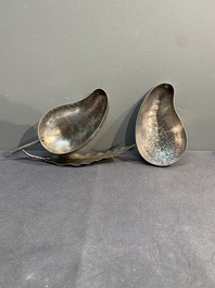 A varied collection of eight silver betel chewing utensils, Southeast Asia, 19/20th C.