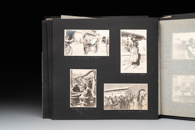 A photo album documenting the Huanggutun incident, prominent figures of China and sights of Beijing in the early 20th C., dated 1928