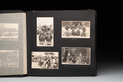 A photo album documenting the Huanggutun incident, prominent figures of China and sights of Beijing in the early 20th C., dated 1928
