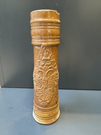 A Raeren stoneware 'Schnelle' with the coat of arms of the Holy Roman Emperor Rudolph II, dated 1583