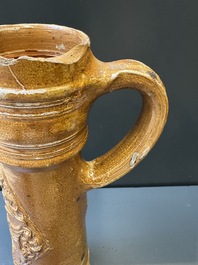A Raeren stoneware 'Schnelle' with the coat of arms of the Holy Roman Emperor Rudolph II, dated 1583