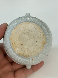 A collection of 14 Chinese ding-type and white-glazed wares, Song/Ming